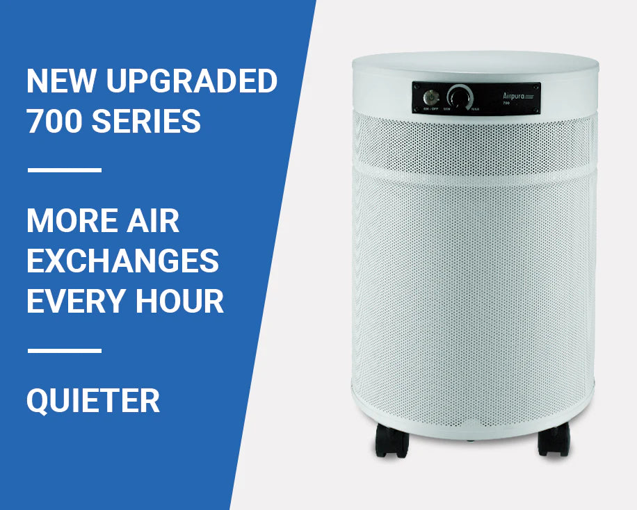Light Gray Airpura T700 - Tobacco Smoke Air Purifier