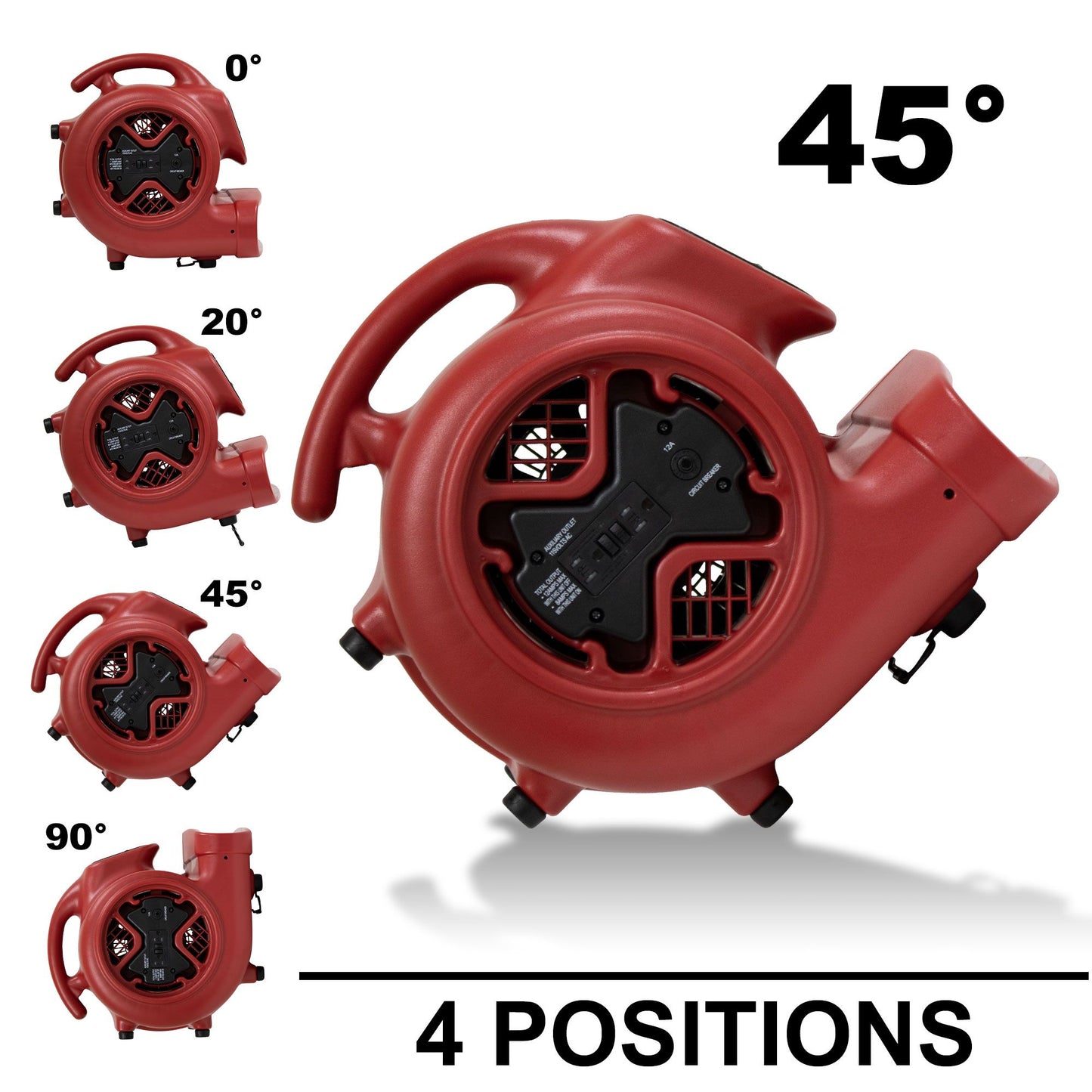 Brown XPOWER X-600A 1/3 HP 2400 CFM 3 Speed Air Mover