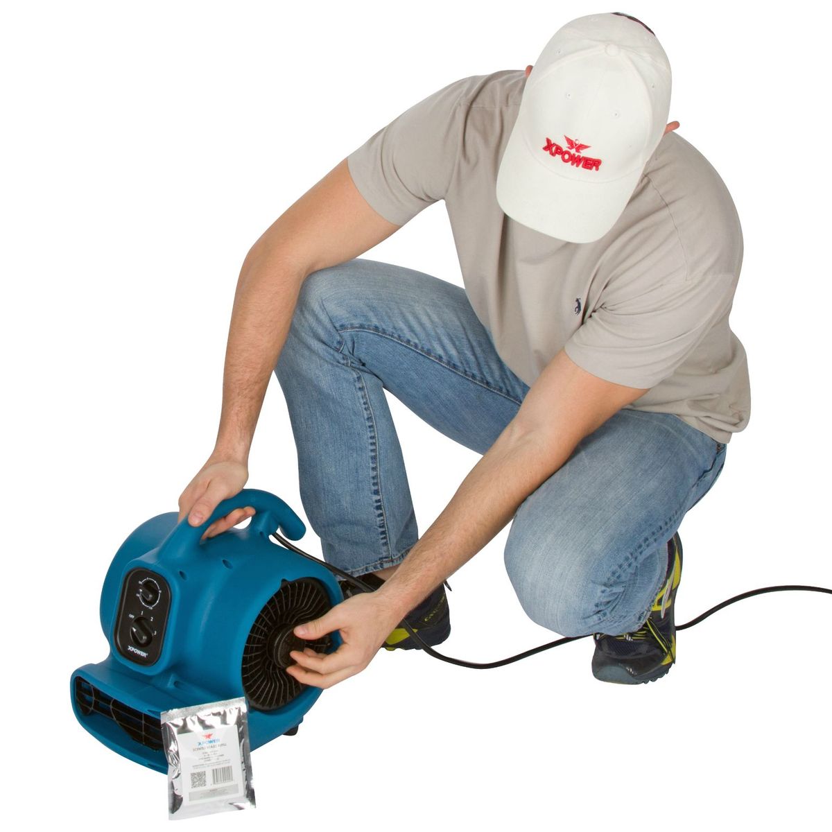 Rosy Brown XPOWER P-450AT Freshen Aire 1/3 HP 2000 CFM 3 Speed Scented Air Mover
