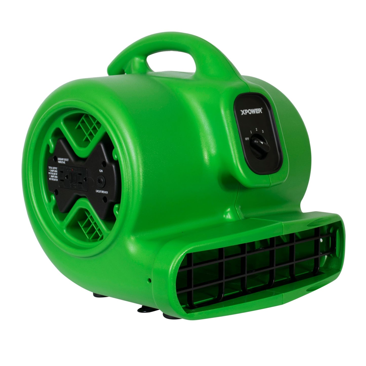 Forest Green XPOWER X-600A 1/3 HP 2400 CFM 3 Speed Air Mover