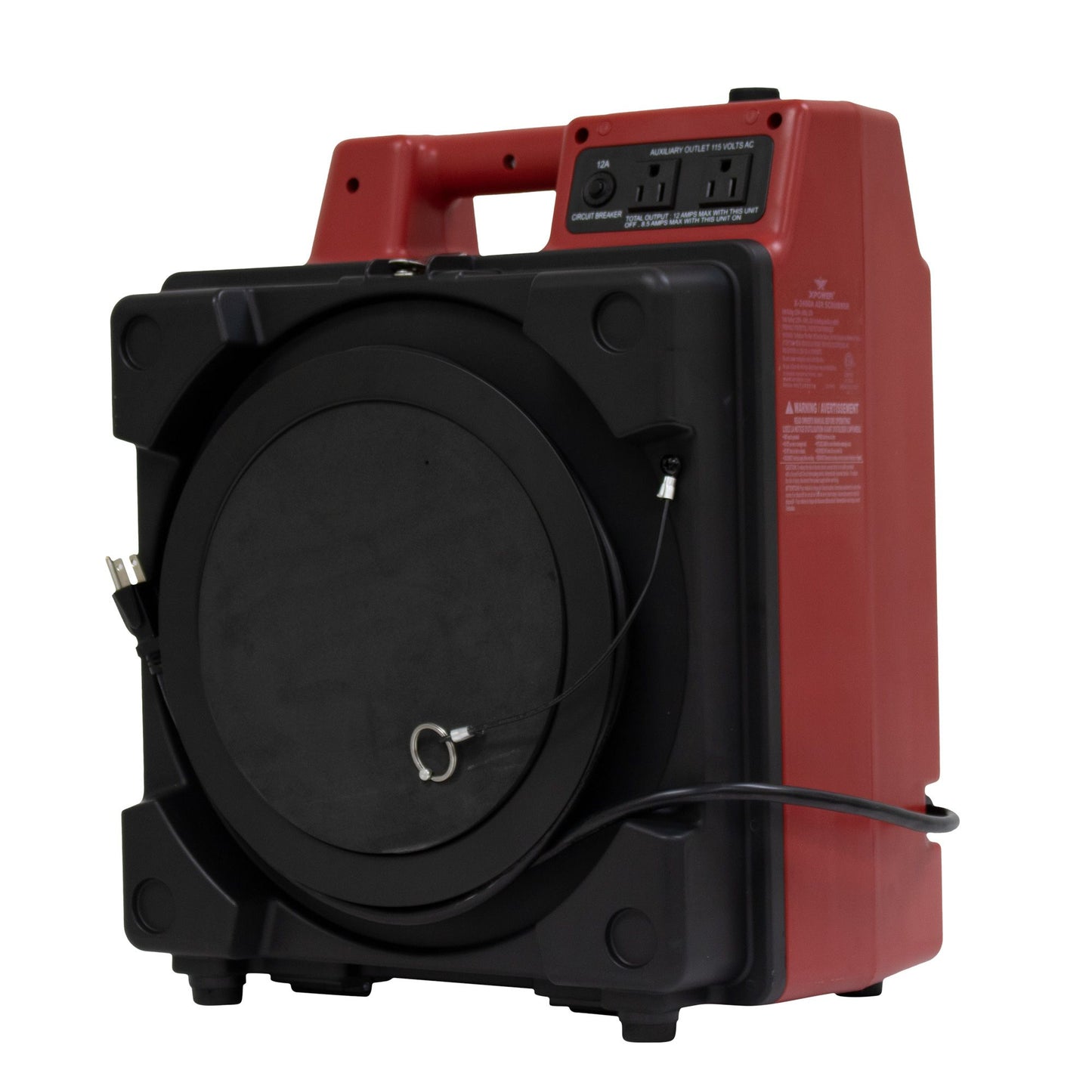 Black XPOWER X-2480A Commercial 3 Stage Filtration HEPA Purifier System