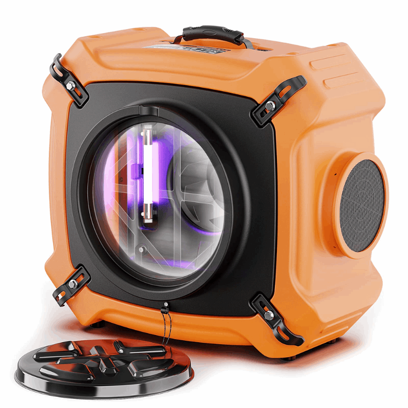 Rosy Brown AlorAir PureAiro HEPA Max 970 Professional 3-Stage Filtration Air Scrubber