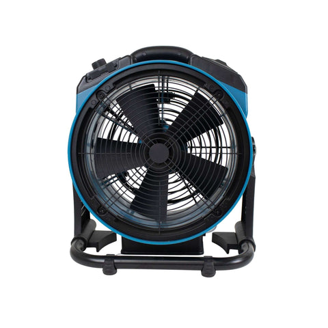 Dark Slate Gray XPOWER FM-65WB Portable Battery Operated Rechargeable Cordless Variable Speed Outdoor Cooling Misting Fan