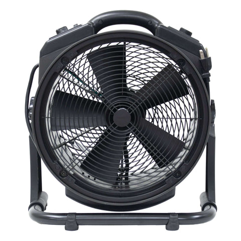 Dark Slate Gray XPOWER M-25B Cordless Rechargeable Variable Speed Sealed Brushless DC Motor Axial Air Mover with Ozone Generator