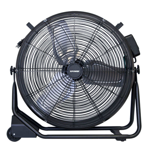 Dark Slate Gray XPOWER FD-630D 1/2 HP 5800 CFM 1.8 Amps Variable Speed Enclosed Brushless DC Motor High Velocity 24” Drum Fan
