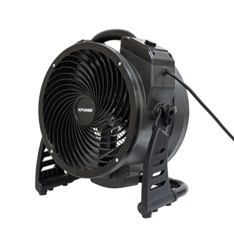 Dark Slate Gray XPOWER M-27 1450 CFM Variable Speed Brushless DC Motor Axial Air Mover with Ozone Generator