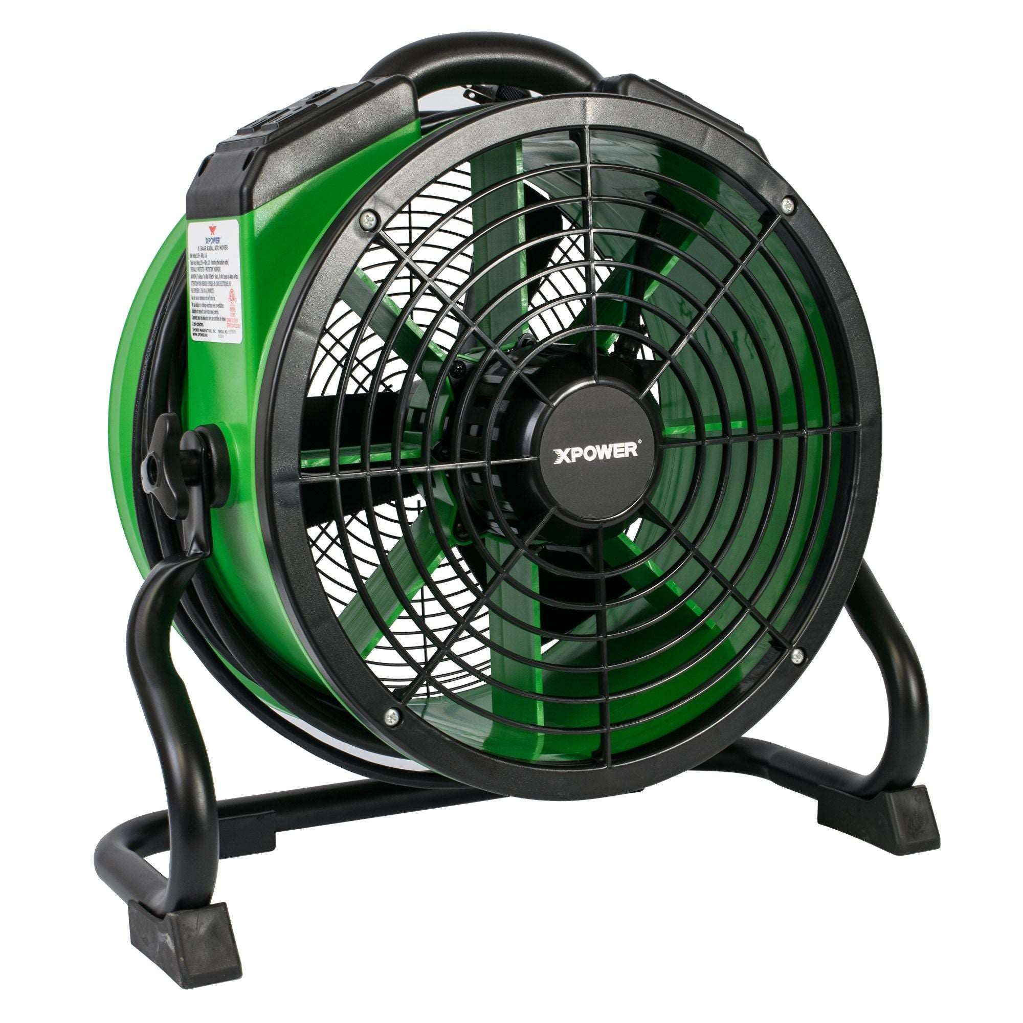 Dark Slate Gray XPOWER 1/4 HP 1720 CFM Variable Speed Sealed Motor Industrial Axial Air Mover