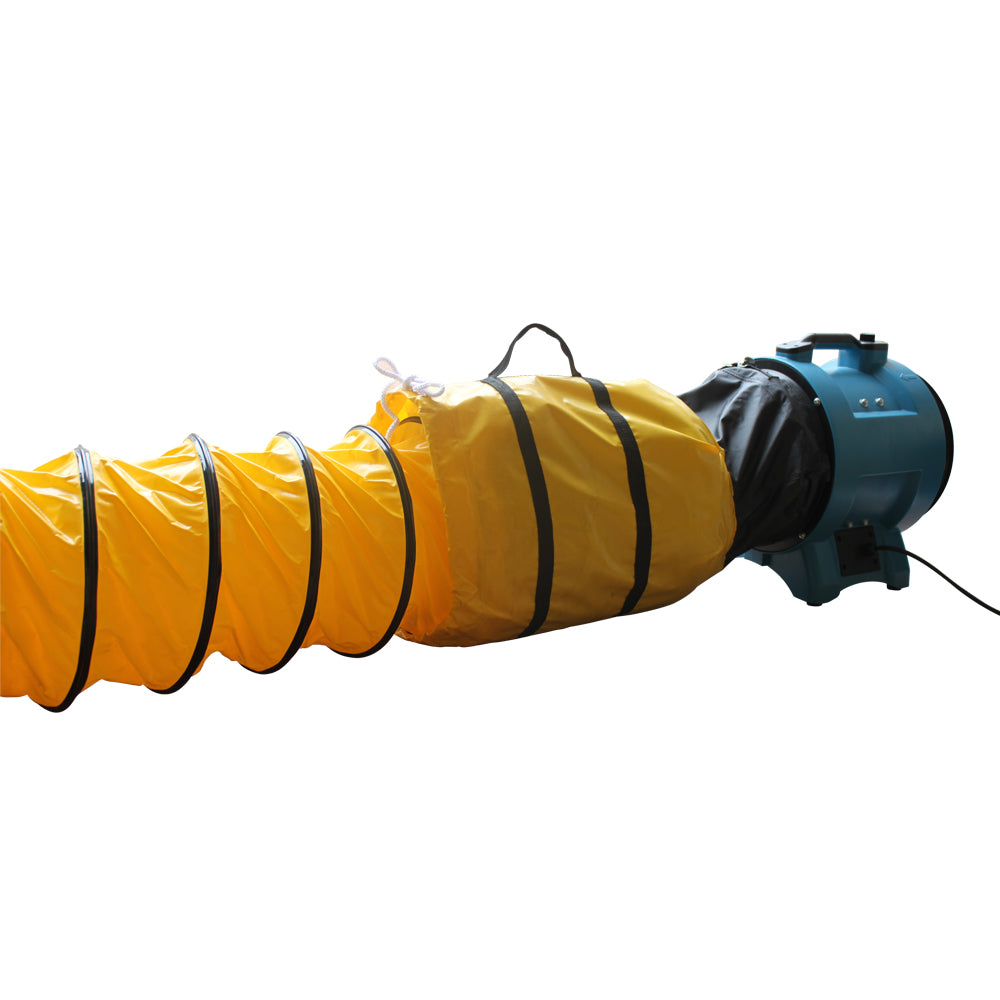 Dark Goldenrod XPOWER 12DH25 Extra Flexible 12" Diameter 25 Ft Ventilation PVC Duct Hose