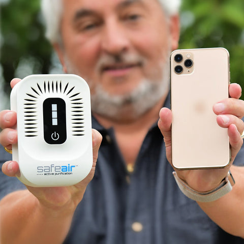 Dim Gray SAFEAIR™ Mini Air Purifier