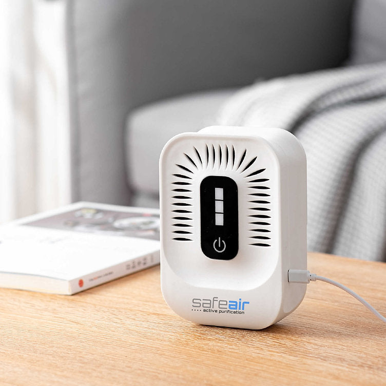 Light Gray SAFEAIR™ Mini Air Purifier