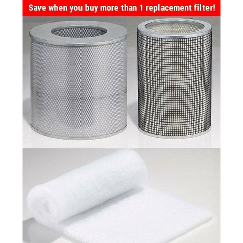 Airpura Replacement Filter Carbon filter G600-W + HEPA 600-w + 600-W prefilter 4pk Airpura Filter Bundles for WHOLEHOUSE System #627746008376