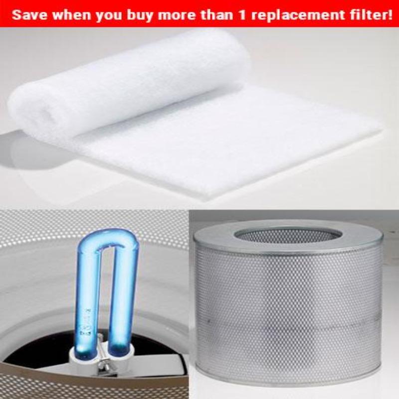 Airpura Replacement Filter Carbon filter R600 + UV light +  prefilter pack Airpura Filter Bundles UV600/UV614 #627746001254