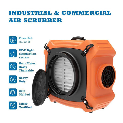 AlorAir Air Scrubber AlorAir PureAiro HEPA Max 970 Air Scrubber 747045157718