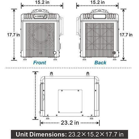 AlorAir Dehumidifier Alorair® Sentinel Hdi90 Energy Star Basement Dehumidifier 90 Pints/day with Pump 8419221150470