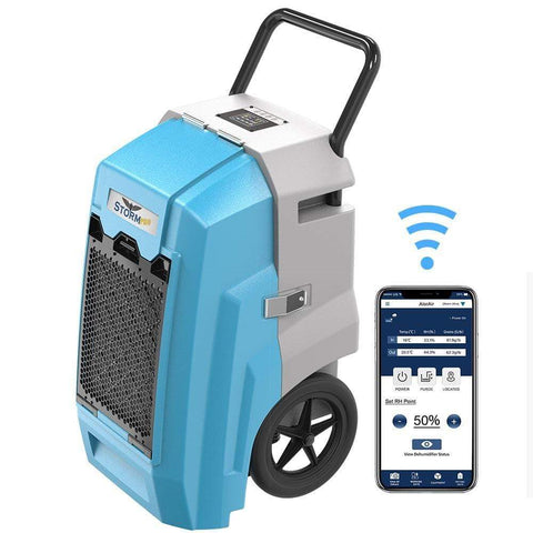 AlorAir Dehumidifier Blue AlorAir® Storm Pro Commercial Dehumidifier For Water Damage Restoration 747045158166