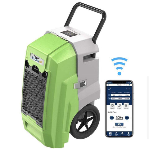 AlorAir Dehumidifier Green AlorAir® Storm Pro Commercial Dehumidifier For Water Damage Restoration 747045158142