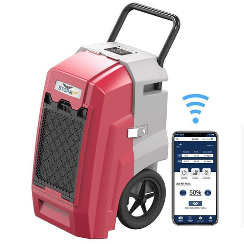 AlorAir Dehumidifier Red AlorAir® Storm Pro Commercial Dehumidifier For Water Damage Restoration 747045158173