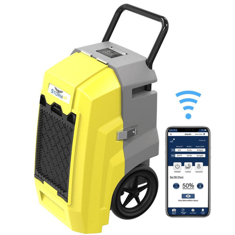AlorAir Dehumidifier Yellow AlorAir® Storm Pro Commercial Dehumidifier For Water Damage Restoration 747045158159