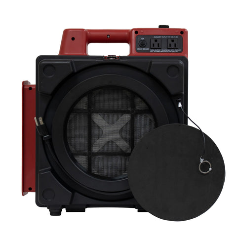Black XPOWER X-2480A Commercial 3 Stage Filtration HEPA Purifier System