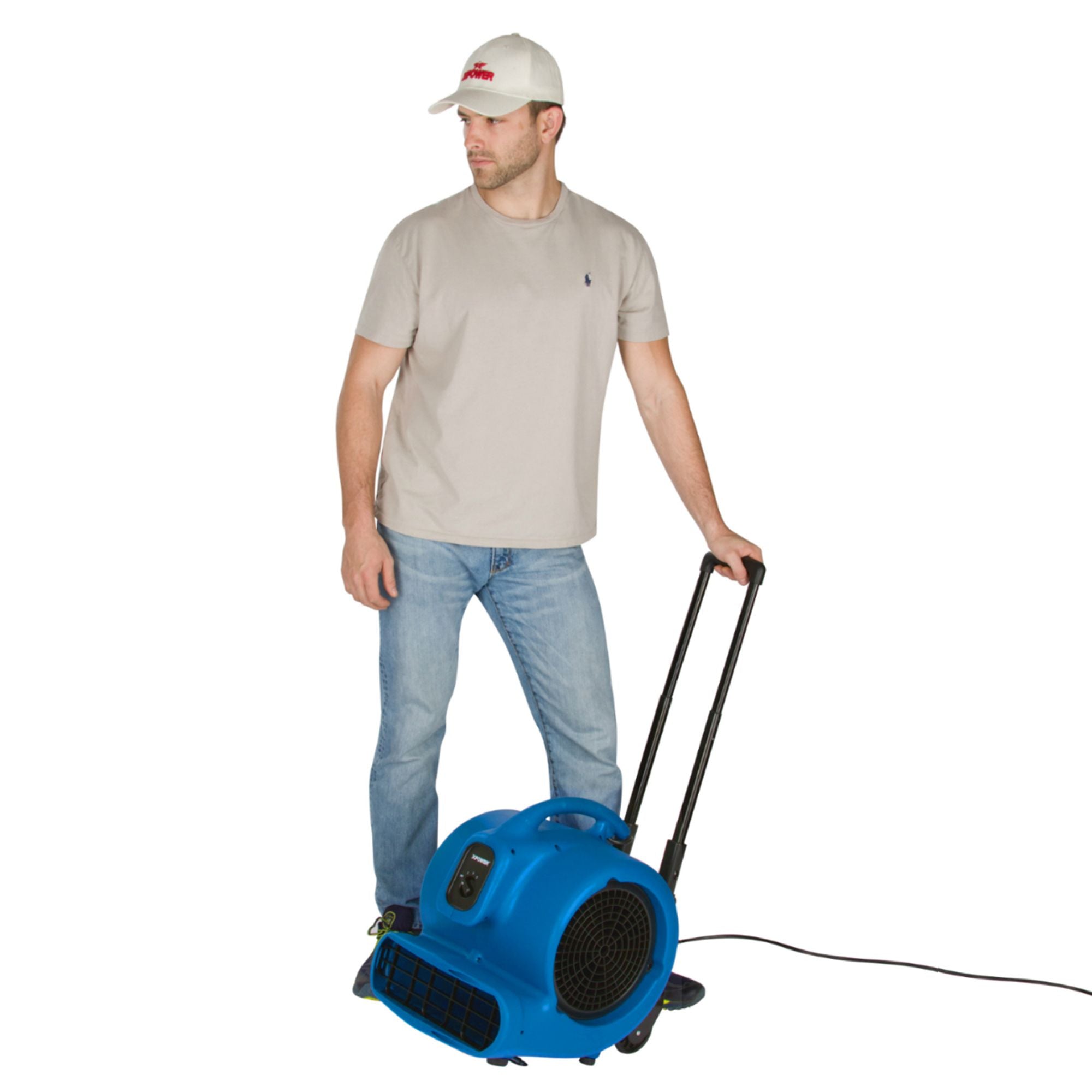 Gray XPOWER P-830H 1 HP 3600 CFM 3 Speed Air Mover