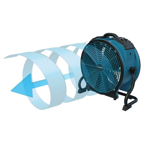 Dark Slate Gray XPOWER X-47ATR 1/3 HP 3600 CFM Variable Speed Sealed Motor Industrial Axial Air Mover, Blower