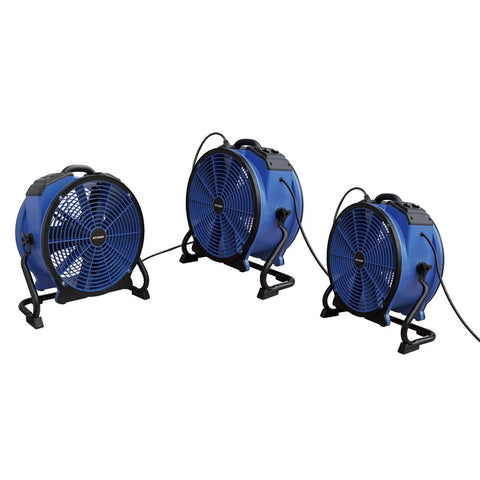 Dark Slate Gray XPOWER X-48ATR 1/3 HP 3600 CFM High Temperature Variable Speed Sealed Motor Industrial Axial Air Mover