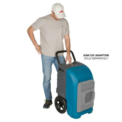 Gray XPOWER XD-125 125-Pint Commercial Dehumidifier with Automatic Purge Pump and Drainage Hose
