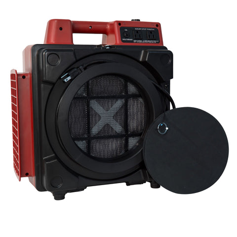 Black XPOWER X-2480A Commercial 3 Stage Filtration HEPA Purifier System