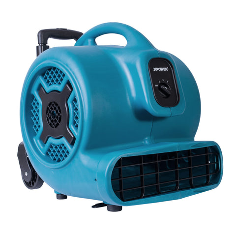 Dark Cyan XPOWER P-800H 3/4 HP 3200 CFM 3 Speed Air Mover