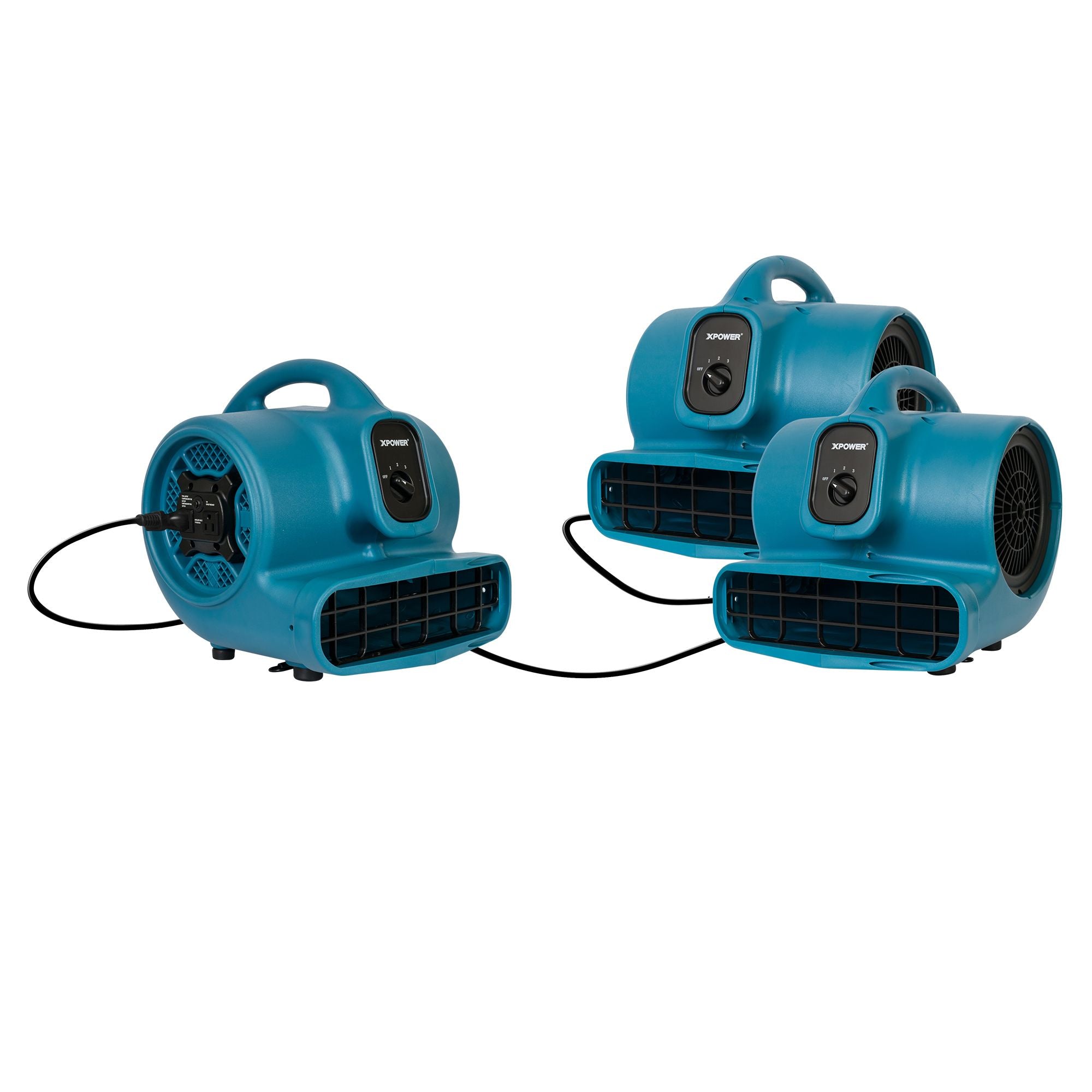 Dark Cyan XPOWER X-400A 1/4 HP 1600 CFM 3 Speed Air Mover