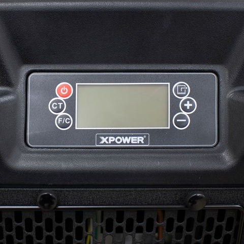 Dark Slate Gray XPOWER XD-165L 165-Pint LGR Commercial Dehumidifier with Automatic Purge Pump