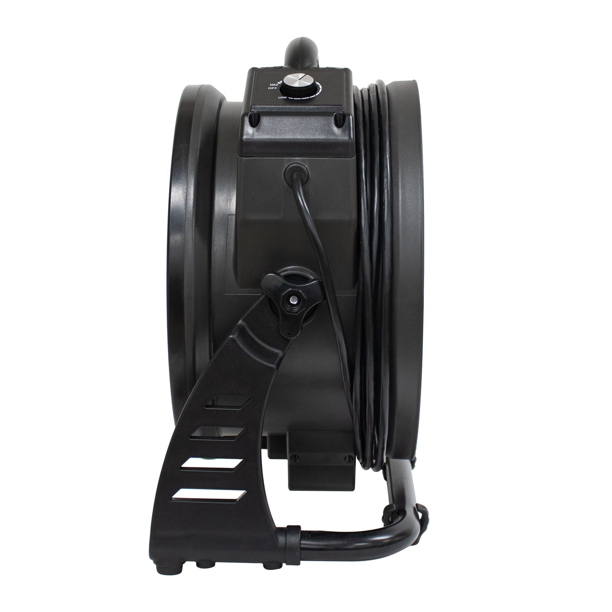 Dark Slate Gray XPOWER M-27 1450 CFM Variable Speed Brushless DC Motor Axial Air Mover with Ozone Generator