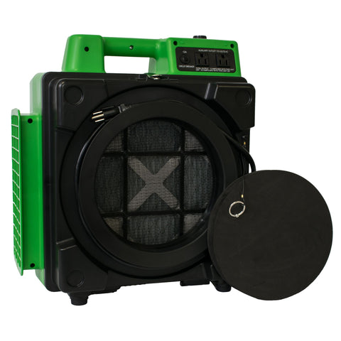Black XPOWER X-2480A Commercial 3 Stage Filtration HEPA Purifier System