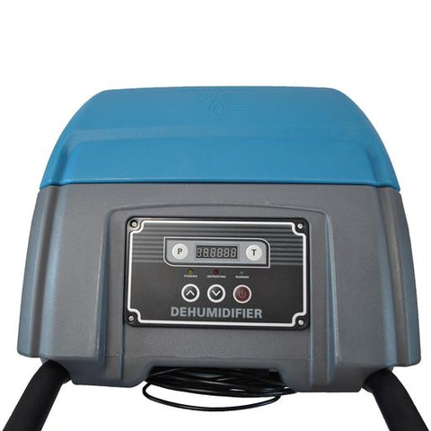 Dim Gray XPOWER XD-125 125-Pint Commercial Dehumidifier with Automatic Purge Pump and Drainage Hose
