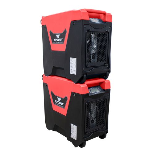 Light Coral XPOWER XD-85L2 145-Pint LGR Commercial Dehumidifier with Automatic Purge Pump - 3 Colors